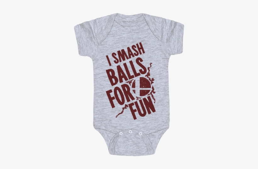 I Smash Balls For Fun Baby Onesy - Viking Baby Onesie, transparent png download