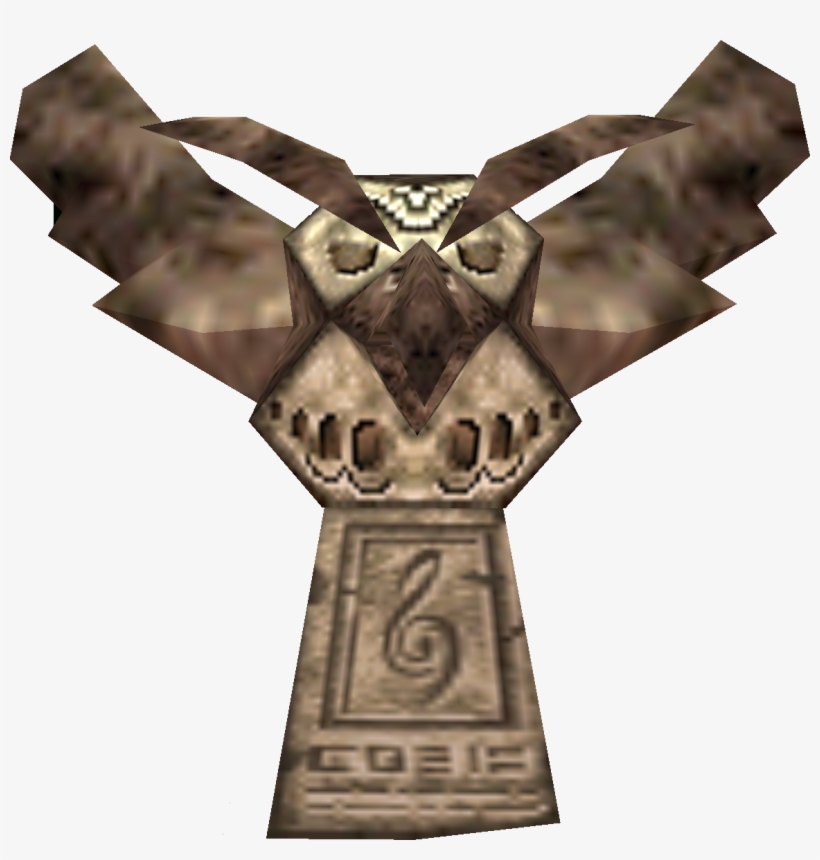 Activated Owl Statue - Owl Statue Zelda, transparent png download