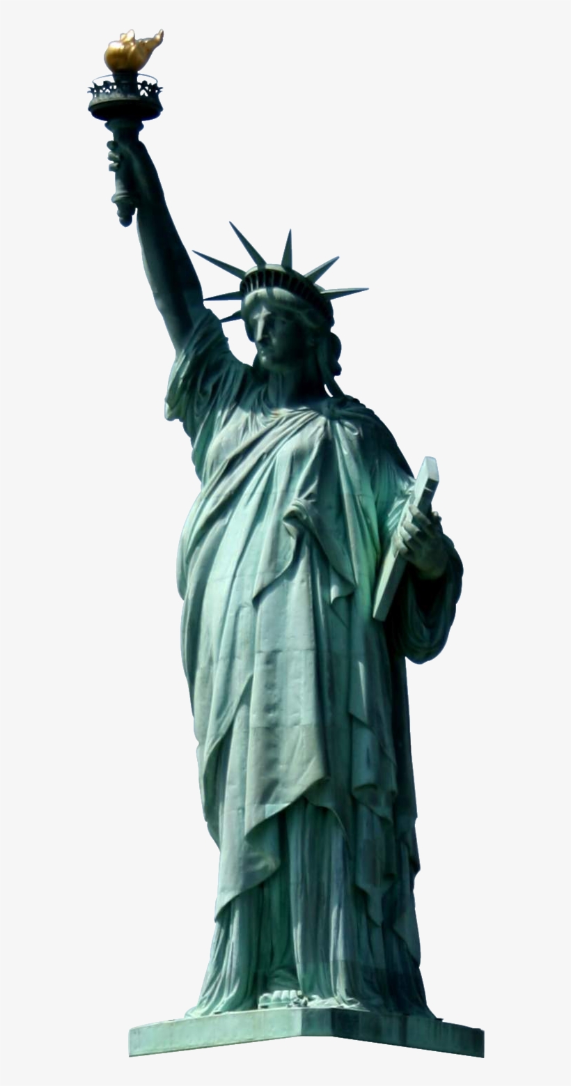 Render Statue De La Liberte New York Ellis Island Couronne - Statue Of Liberty, transparent png download