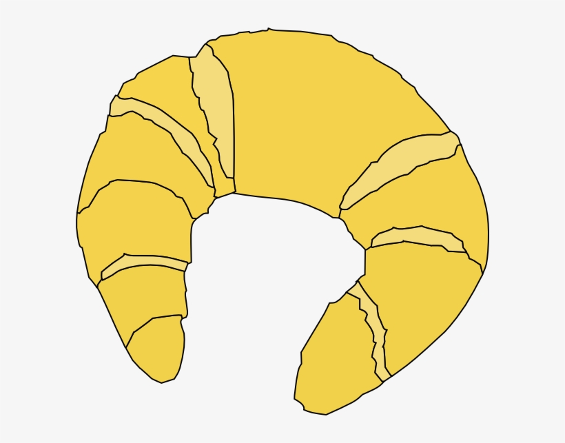 Croissant Sticker - Croissant Clip Art, transparent png download