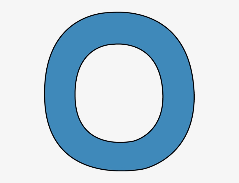 Blur Clipart Alphabet - Clip Art O, transparent png download