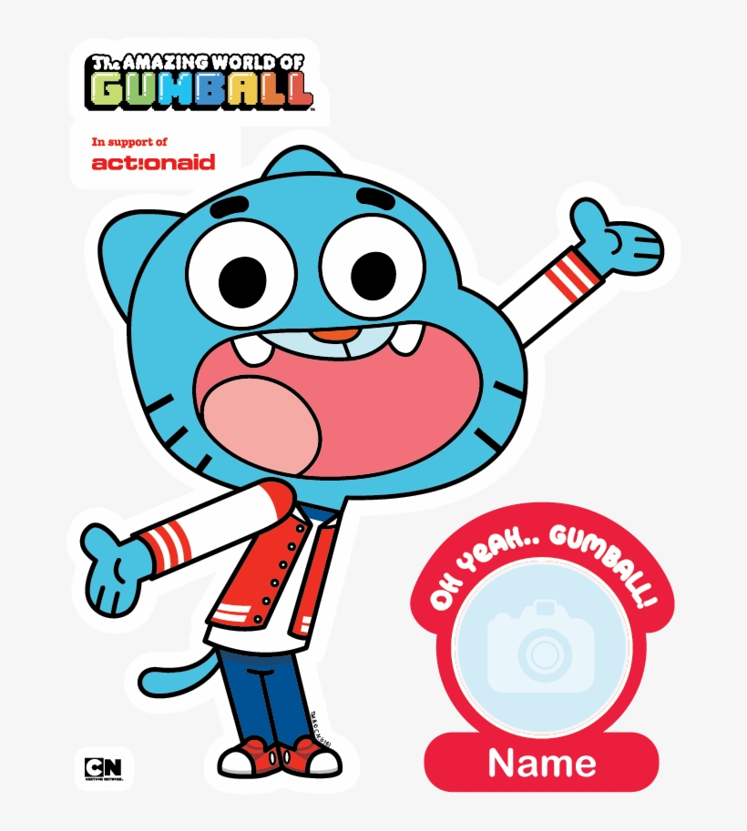 Gumball T-shirt - Amazing World Of Gumball #7, transparent png download