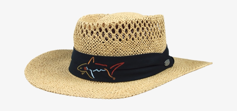 Natural - Greg Norman Straw Hat, Natural, transparent png download