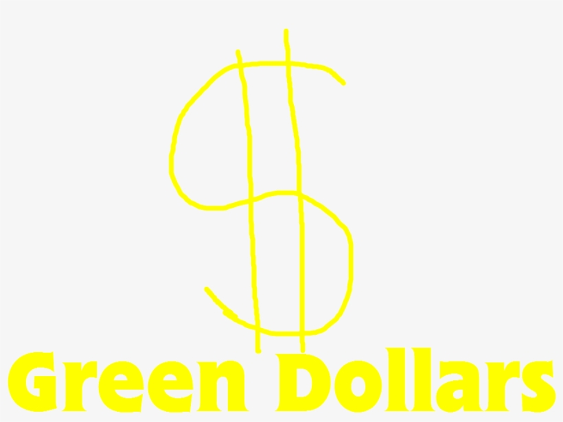 Green Dollars - Graphic Design, transparent png download