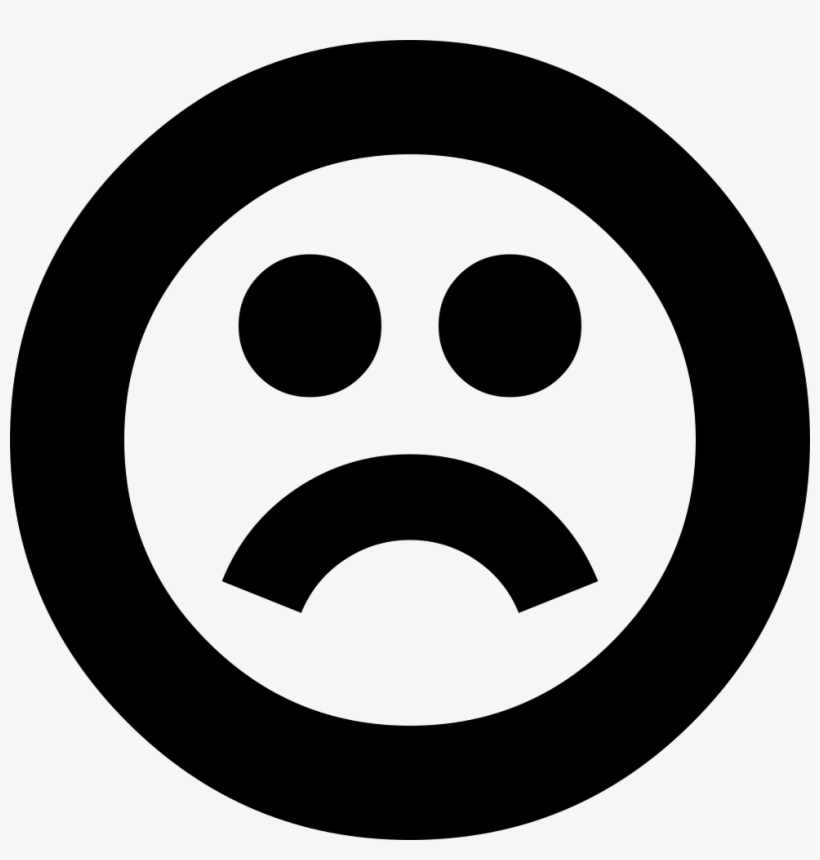 Frown Comments - Number 3 In A Circle, transparent png download