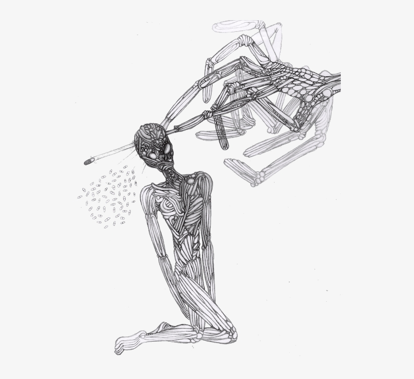 Smiling A Frown As I Lock Up The Wheels - Sketch, transparent png download