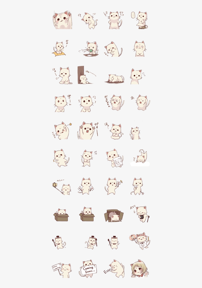 Frown Cat Vol - Line 貼圖 Frown Cat, transparent png download