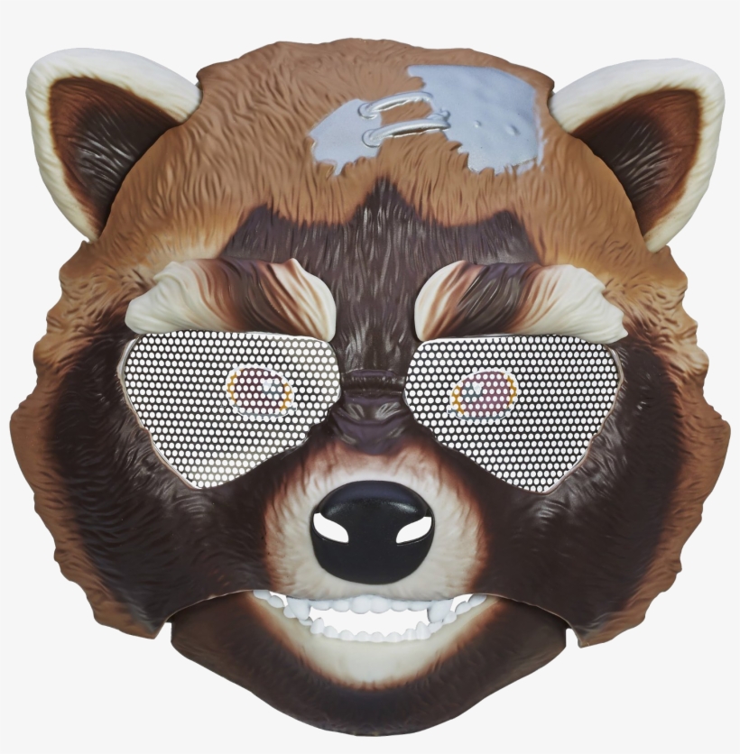 Rocket Racoon Mask Laser Time - Guardians Of The Galaxy Rocket Raccoon Action Mask, transparent png download