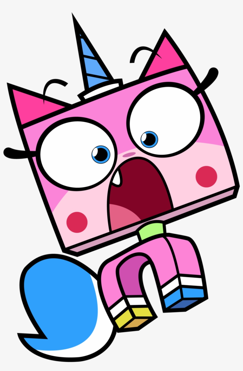 Unikitty Get Shocked By Master Frown By Cgh Walker - Unikitty Shocked, transparent png download