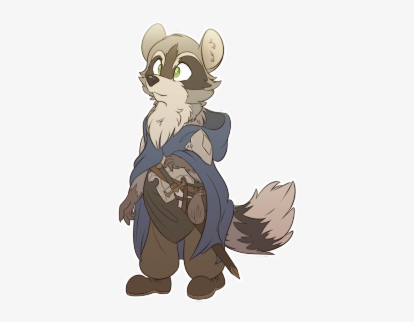 Fluffy Raccoon - Portable Network Graphics, transparent png download