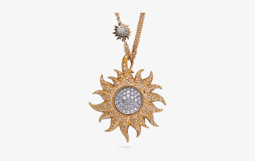 Colgante Sol Y Sombra - Gold Lockets, transparent png download