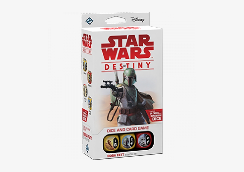 Star Wars Destiny - Star Wars Destiny Boba Fett Starter Set, transparent png download