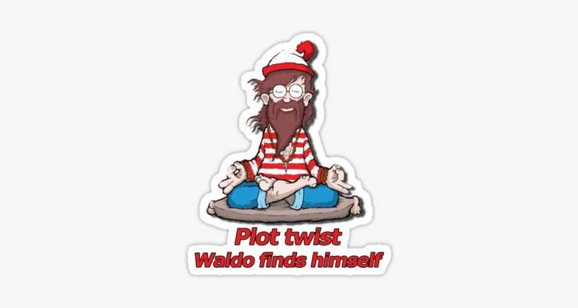Where Are We Going And Why Are We In This Handbasket - Plot Twist Waldo Finds Himself, transparent png download
