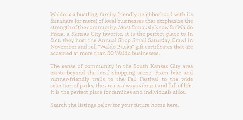 Waldo Is A Bustling, Family Friendly Neighborhood With - Waldo Pizza, transparent png download