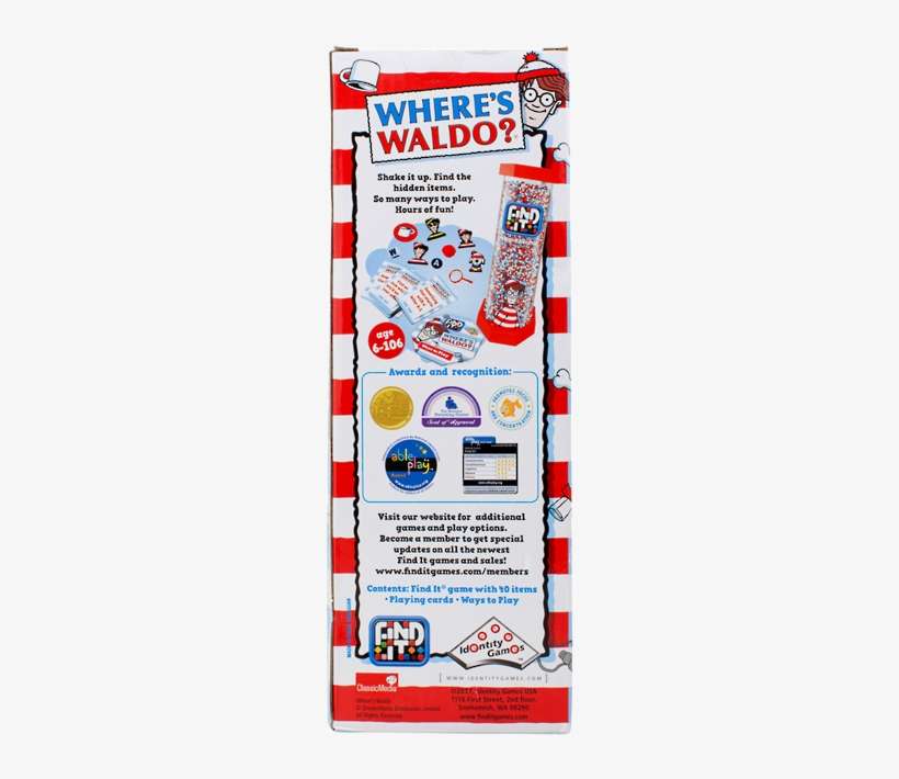 Larger Imageclick The Image To Enlarge - Where's Waldo. Mixed-up Match-up, transparent png download