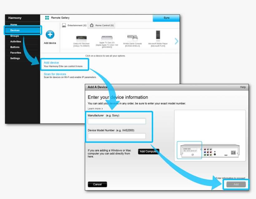 Harmony Desktop Softare Account Settings Harmony Account PNG Image