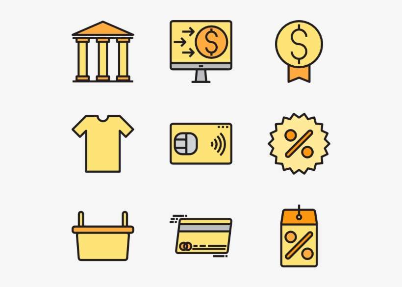 Graphic Library Download Debit Card Icons Free Payment - Icons White And Yellow, transparent png download
