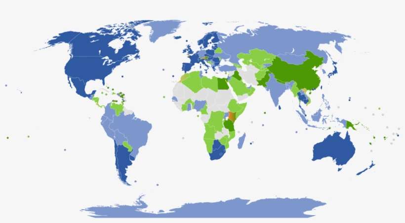 Calicéo Carte De Visite Unique Coverage Of Google Street - 1925 Geneva Protocol Map, transparent png download