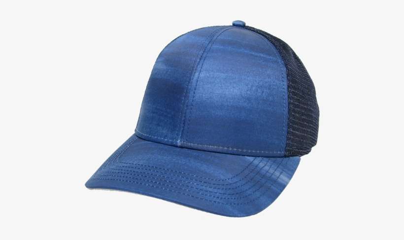 Navy Brushstroke Trucker - Cap, transparent png download