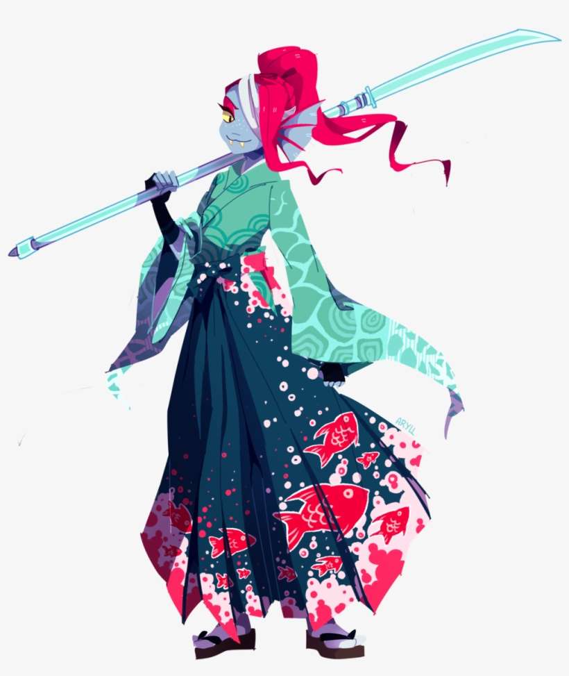 View Samegoogleiqdbsaucenao Anime Undyne Undertale Png Image Transparent Png Free Download On Seekpng