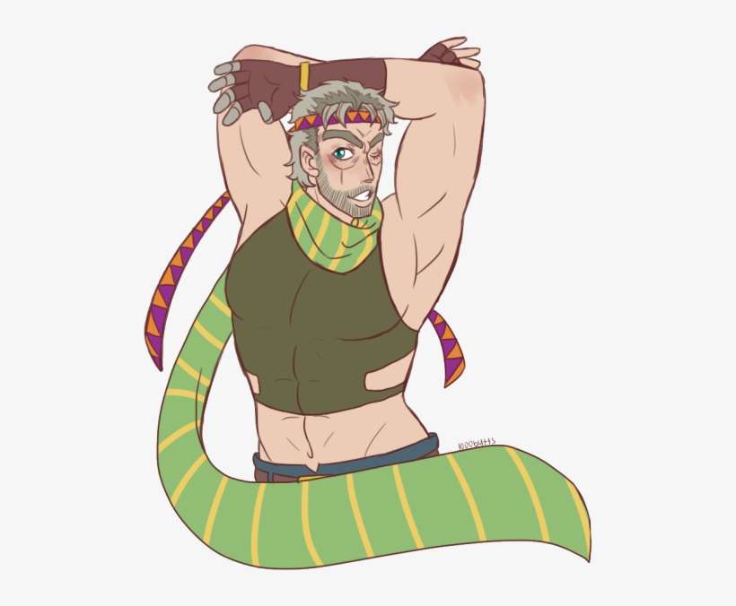 Tags - - Joseph Joestar Foxy Grandpa, transparent png download