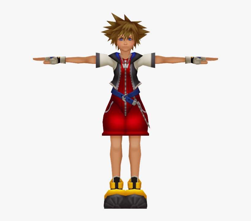 Download Zip Archive - Sora Kingdom Hearts 1, transparent png download