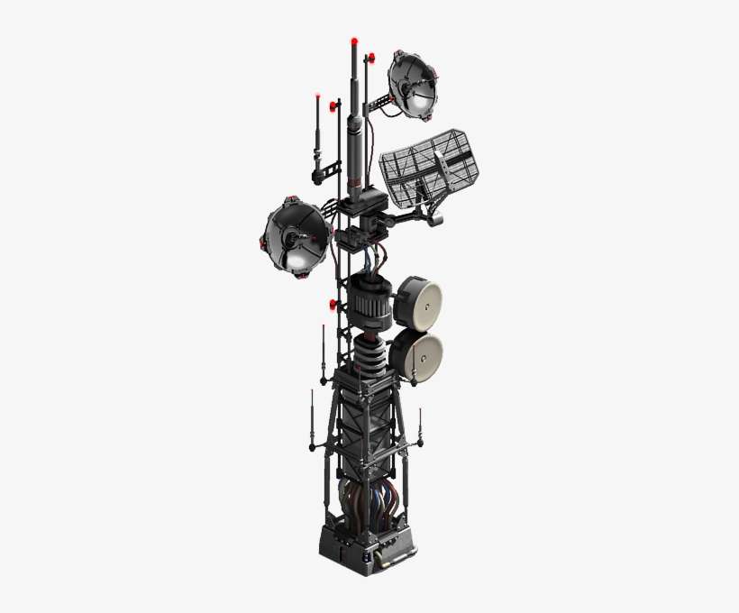 Radiotower Lv6to10 Largepic - Machine, transparent png download