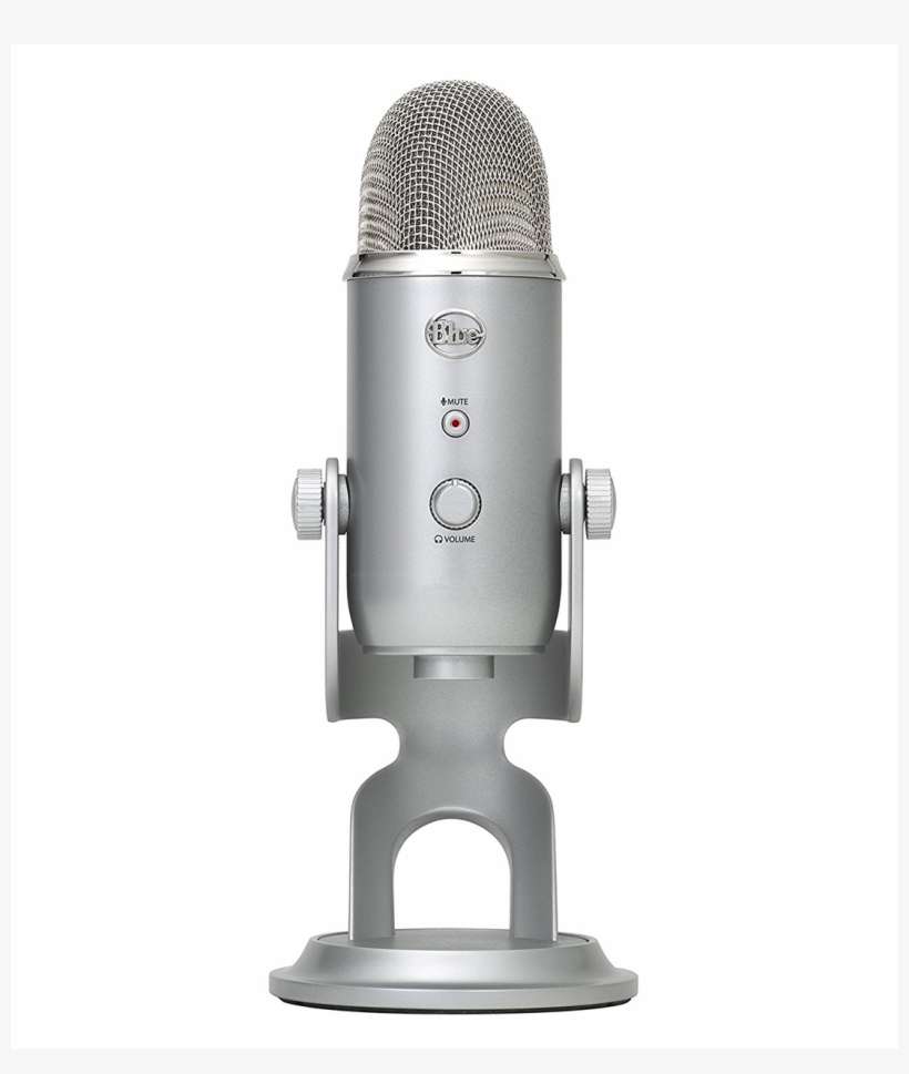 Blue Microphones Yeti - Microphone - Silver, transparent png download