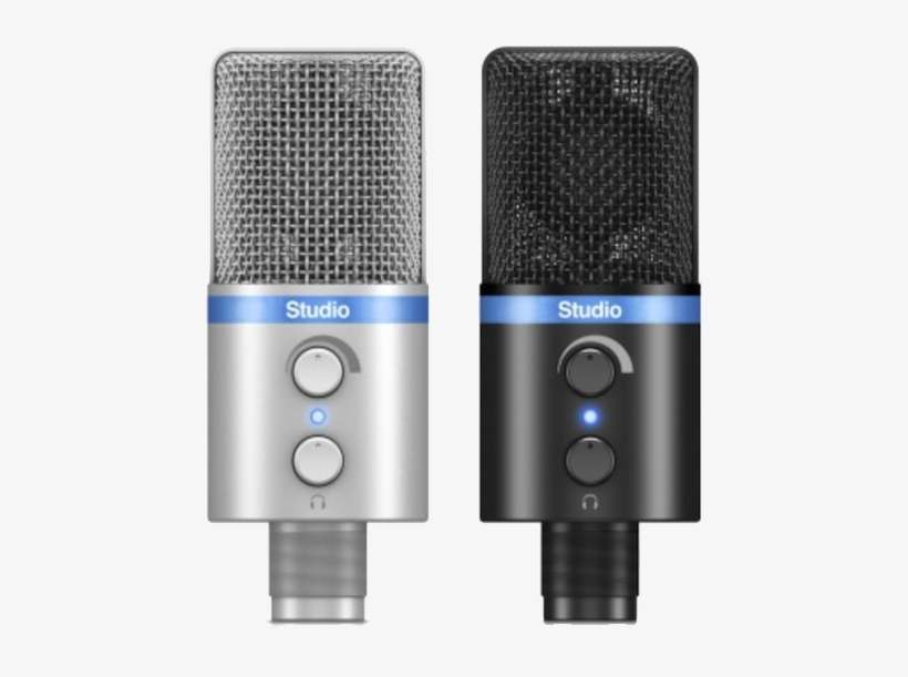 Silver Black Mics - Ik Multimedia Irig Mic Studio, transparent png download
