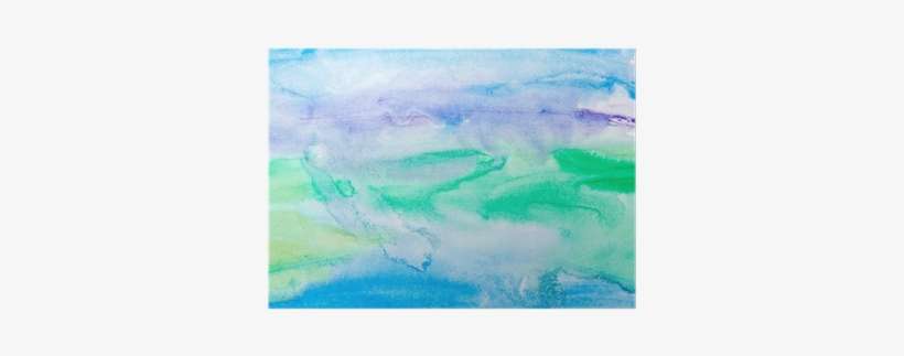 Color Strokes Watercolor Painting Art Poster • Pixers® - Painting, transparent png download