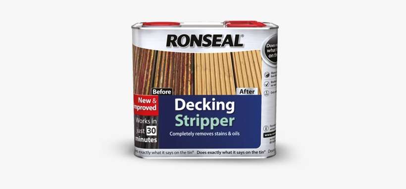 Decking Stripper - Ronseal Decking Stripper 2.5 Litre, transparent png download