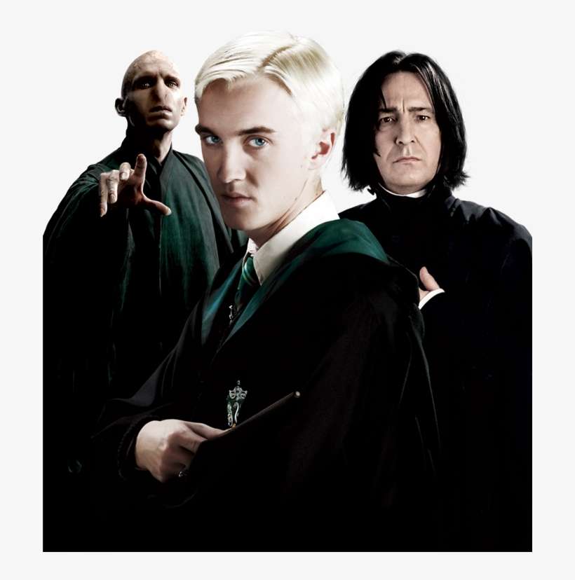 Wohp03 Drk Ca - Draco Malfoy Und Snape, transparent png download