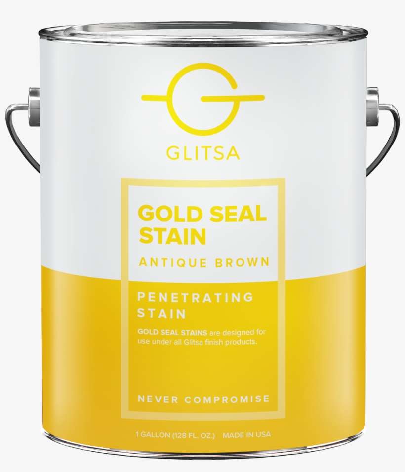 Glitsa Gold Seal Stain Antique Brown - Coffee Cup, transparent png download