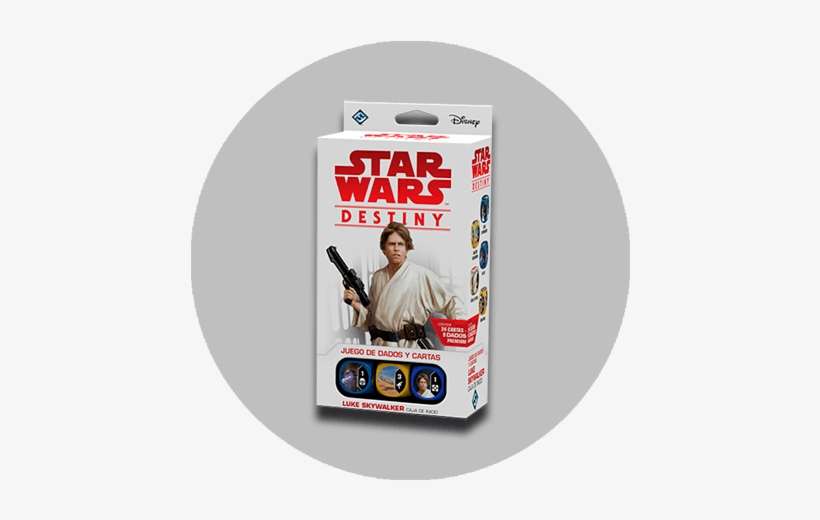 Star Wars Destiny Luke Skywalker - Star Wars Destiny - Luke Skywalker Starter Set, transparent png download