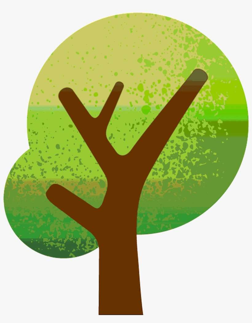 Decides Colaborar - Arboles En Paint, transparent png download