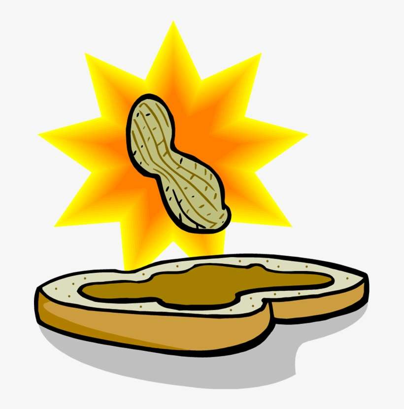 Peanut Butter Cookie Clip Art - Peanut Butter Sandwich Clip Art, transparent png download