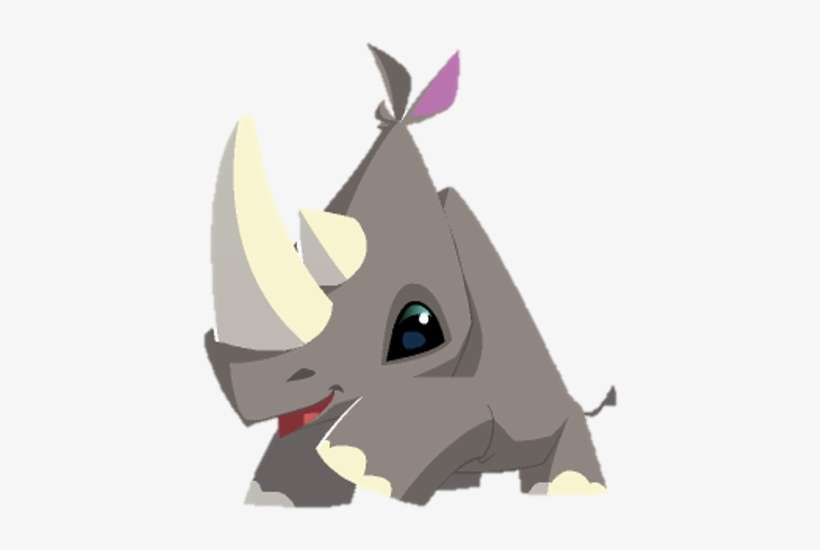 Rhino And Pet Scorpion Graphics - Animal Jam Rhino, transparent png download