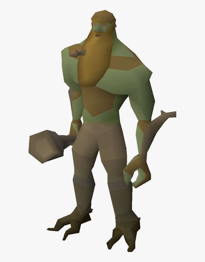 Moss Giant - Runescape Moss Giant, transparent png download