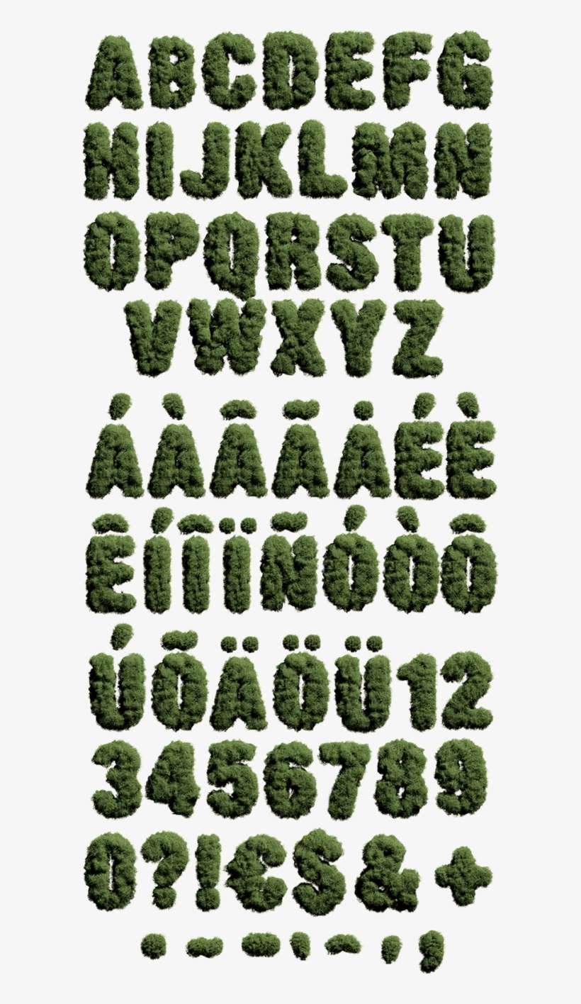 Moss Tree Font - Font, transparent png download