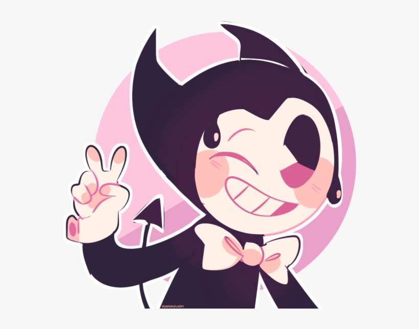 Bendy And The Machine - Scared Bendy The Dancing Demon, transparent png download