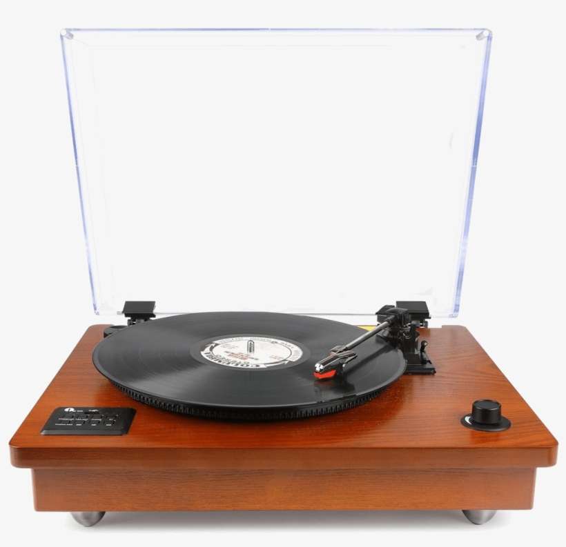 1byone Belt Driven Bluetooth Turntable With Stereo - 1byone Turntable, transparent png download