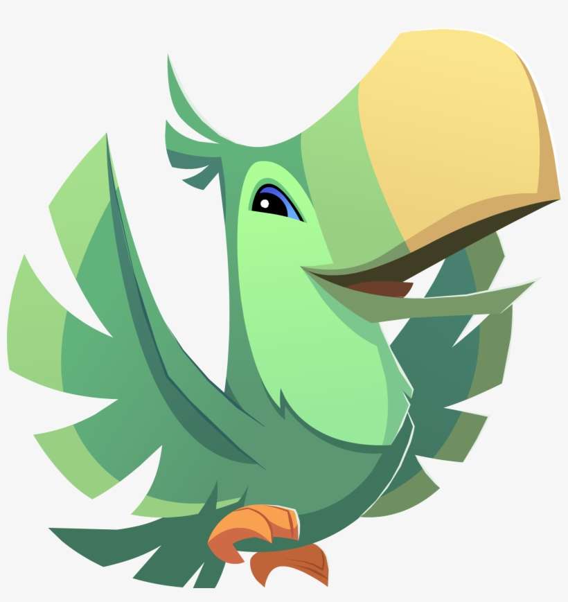 Green Toucan - Animal Jam Toucan, transparent png download