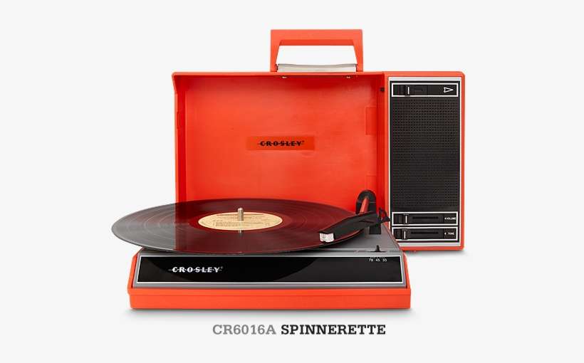 Range Spinnerette - Crosley Cr6016a Spinnerette Portable Turntable, transparent png download