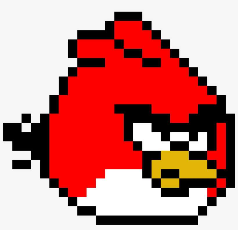 Angry Birds Minecraft Pixel Art Transprent Png - Perler Beads Angry Birds, transparent png download