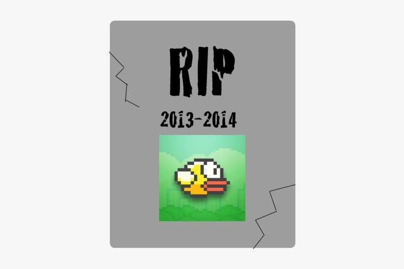 Flappy Bird Tombstone - Flappy Bird, transparent png download
