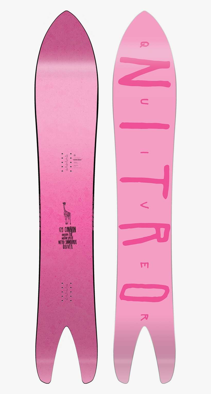 173 - Nitro The Quiver Cannon Snowboard, transparent png download