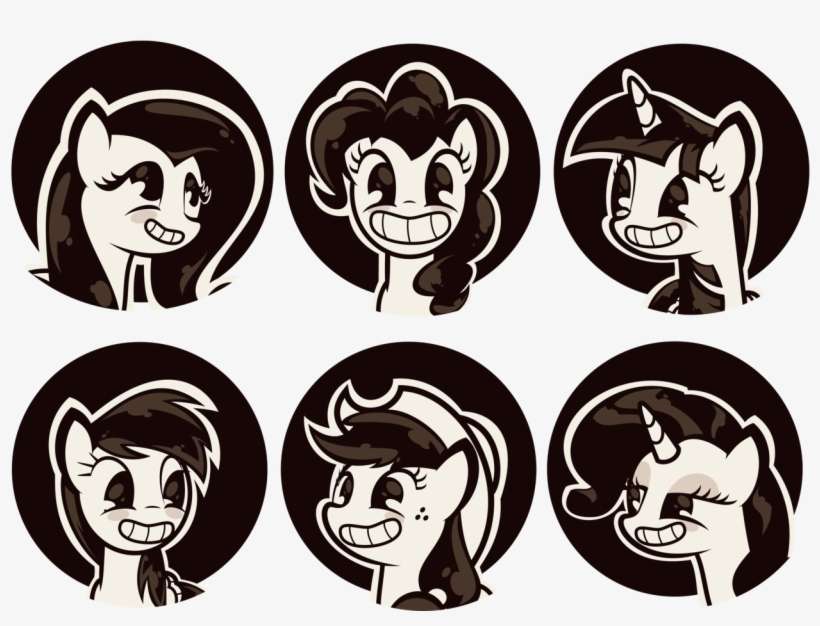Absurd Res, Applejack, Artist - Mlp Bendy And The Ink Machine, transparent png download