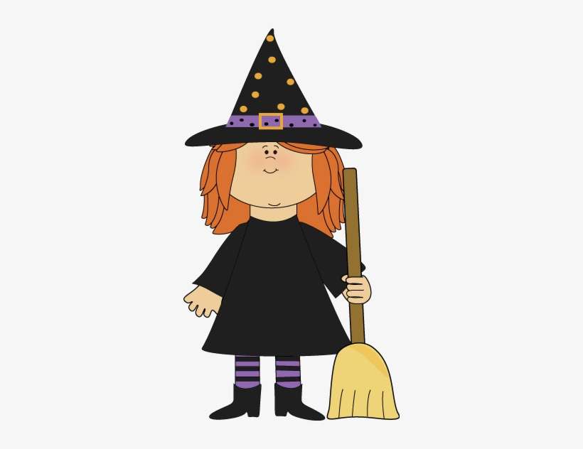Halloween Clip Art - Witch With An Itch, transparent png download