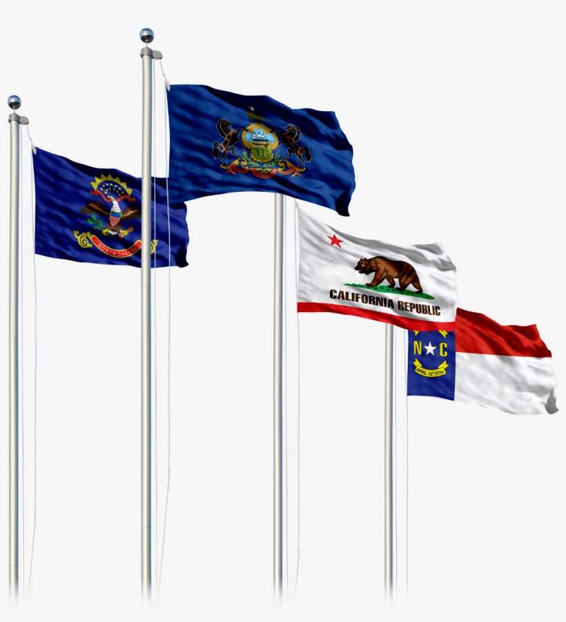 Portable Flagpole - Royalty-free, transparent png download