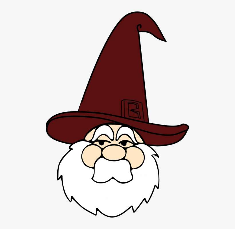 Wizard,red,hat,free Vector Graphics - Santa Drawing Png, transparent png download